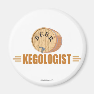 Grappig Biervat Magneet