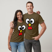 Grappig Big-Eyed Turkije geconfronteerd met Thanks T-shirt (Unisex)