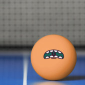 Grappig Big Mouth Monster. Pingpongbal (Net)