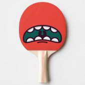 Grappig Big Mouth Monster. Tafeltennisbatje (Voorkant)