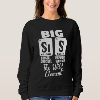 Grappig Big Sister Science Chemie Meisje Zit De Wi Trui