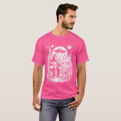 Grappig Bigfoot Alien Ruimteschip Big Foot Sasquat T-shirt (Voorkant volledig)