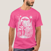 Grappig Bigfoot Alien Ruimteschip Big Foot Sasquat T-shirt (Voorkant)