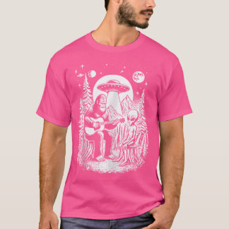 Grappig Bigfoot Alien Ruimteschip Big Foot Sasquat T-shirt