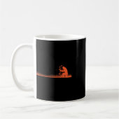 Grappig Bigfoot Boogschieten Bow Hunter Sasquatch Koffiemok (Links)