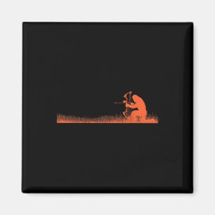 Grappig Bigfoot Boogschieten Bow Hunter Sasquatch  Magneet