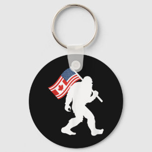 Grappig Bigfoot Canada De 51 State Trump Canada Ve Sleutelhanger