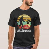 Grappig Bigfoot Grillen Sasquatch Pitmaster Grill T-shirt (Voorkant)