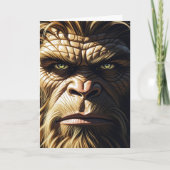 Grappig Bigfoot Happy Birthday Brother Kaart (Voorkant)