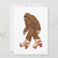 Grappig Bigfoot Rolschaatsen