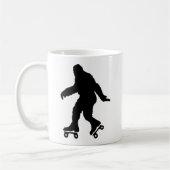 Grappig Bigfoot Rolschaatsen Koffiemok (Links)