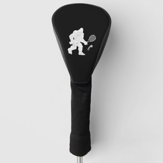 Grappig Bigfoot Sasquatch Tennis sport T-shirt Golfheadcover (Voorkant)