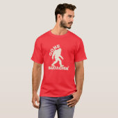Grappig Bigfoot Shirt, Gone Squatchin T-shirt (Voorkant volledig)