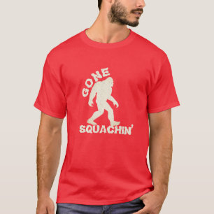 Grappig Bigfoot Shirt, Gone Squatchin T-shirt