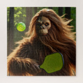Grappig Bigfoot spelen Pickleball Legpuzzel (Verticaal)