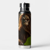 Grappig Bigfoot spelen Pickleball Waterfles (Links)