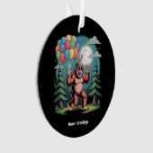 Grappig Bigfoot Verjaardagsfeest Bash Ballonnen Ornament (voorkant)