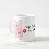 Grappig Biggetje Koffiemok (Voorkant links)
