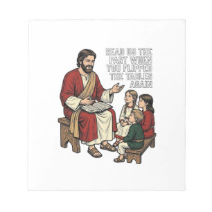 Grappig Bijbelverhaal Vintage Religieuze Leraren T Notitieblok