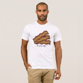 Grappig bijpassend koppel groep halloween Bacon T-shirt (Voorkant volledig)
