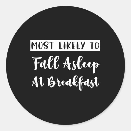 Grappig bijpassende bachelorette meest waarschijnl ronde sticker (Voorkant)