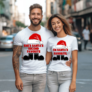 Grappig bijpassende kerst Shirten voor koppels T-shirt
