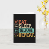 Grappig biljartspel 9-ball speler Dad Cue Stick Lo Kaart (Gele Bloem)