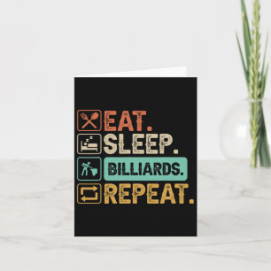 Grappig biljartspel 9-ball speler Dad Cue Stick Lo Kaart
