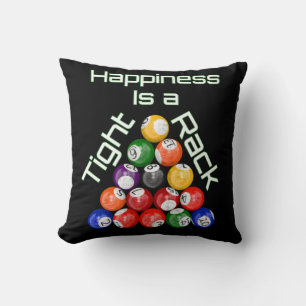 Grappig Billiards geluk is een strak rack Kussen