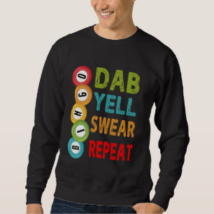 Grappig Bingo Dab Yell Zweer Herhaal Bingo Lover Trui