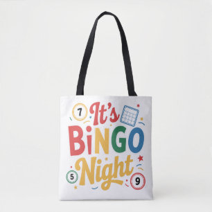 Grappig Bingo Liefhebber Design – Bingo Speler Cad Tote Bag