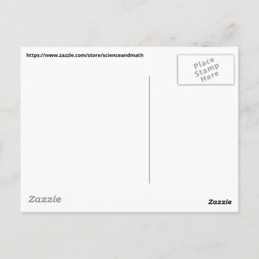 Grappig Binomial Theorem STEM Wiskunde Science Hum Briefkaart (Achterkant)