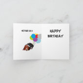 Grappig Birthday Kaart: Elephants vergeten nooit Kaart (Binnen)