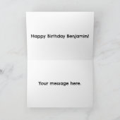 Grappig Birthday Kaart. Hippo Birdie Two Ewes. Kaart (Binnen)