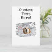 Grappig Birthday Kaart! Pas de Foto en de Tekst aa Kaart (Staand voorkant)