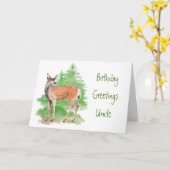 Grappig Birthday oom, iemand Deer aan mijn hart Kaart (Gele Bloem)