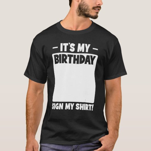 Grappig Birthday Party... het is mijn geboortedag. T-shirt (Voorkant)