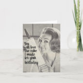 Grappig Birthday. Rolling Pin gevaarlijk. Kaart (Voorkant)