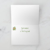 Grappig Birthday Stap Pa, iemand Deer aan mijn har Kaart (Binnen)