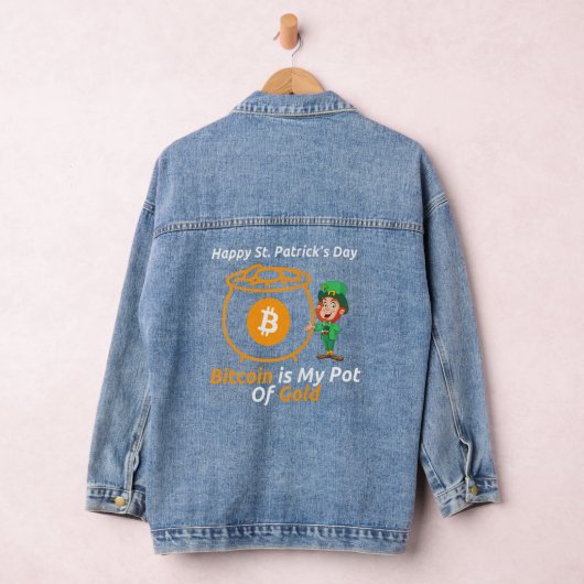 Grappig bitmunt is mijn potje van de gouden St Pat Denim Jacket (Hangar)