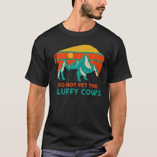 Grappig Bizon Buffalo T-shirt Sla de Fluffy Co Nie (Voorkant)