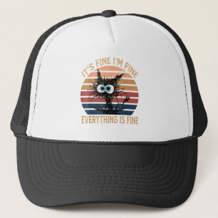Grappig Black Cat Quote. Het is fijn dat ik alles  Trucker Pet