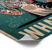 Grappig Black Cat Tattoo Poster - Vertel me niet w (Hoek)