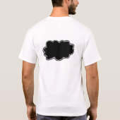 Grappig Black Cloud T-shirt. (tweezijdig) T-shirt (Achterkant)