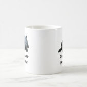 Grappig Black Pug - ik voel me een beetje gekleed Koffiemok (Center)