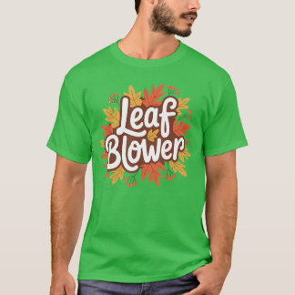 Grappig bladblazer herfst kostuum koppel Halloween T-shirt