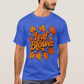 Grappig bladblazer herfst kostuum koppel Halloween T-shirt