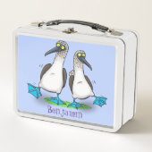 Grappig blauw gefundeerde foto van de cartoon van (Voorkant)