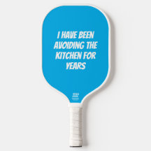 Grappig blauw Niet in de keuken Pickleball Paddle
