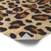 Grappig Blauwgroen, groen gebllen snor en dierlijk Poster (Hoek)